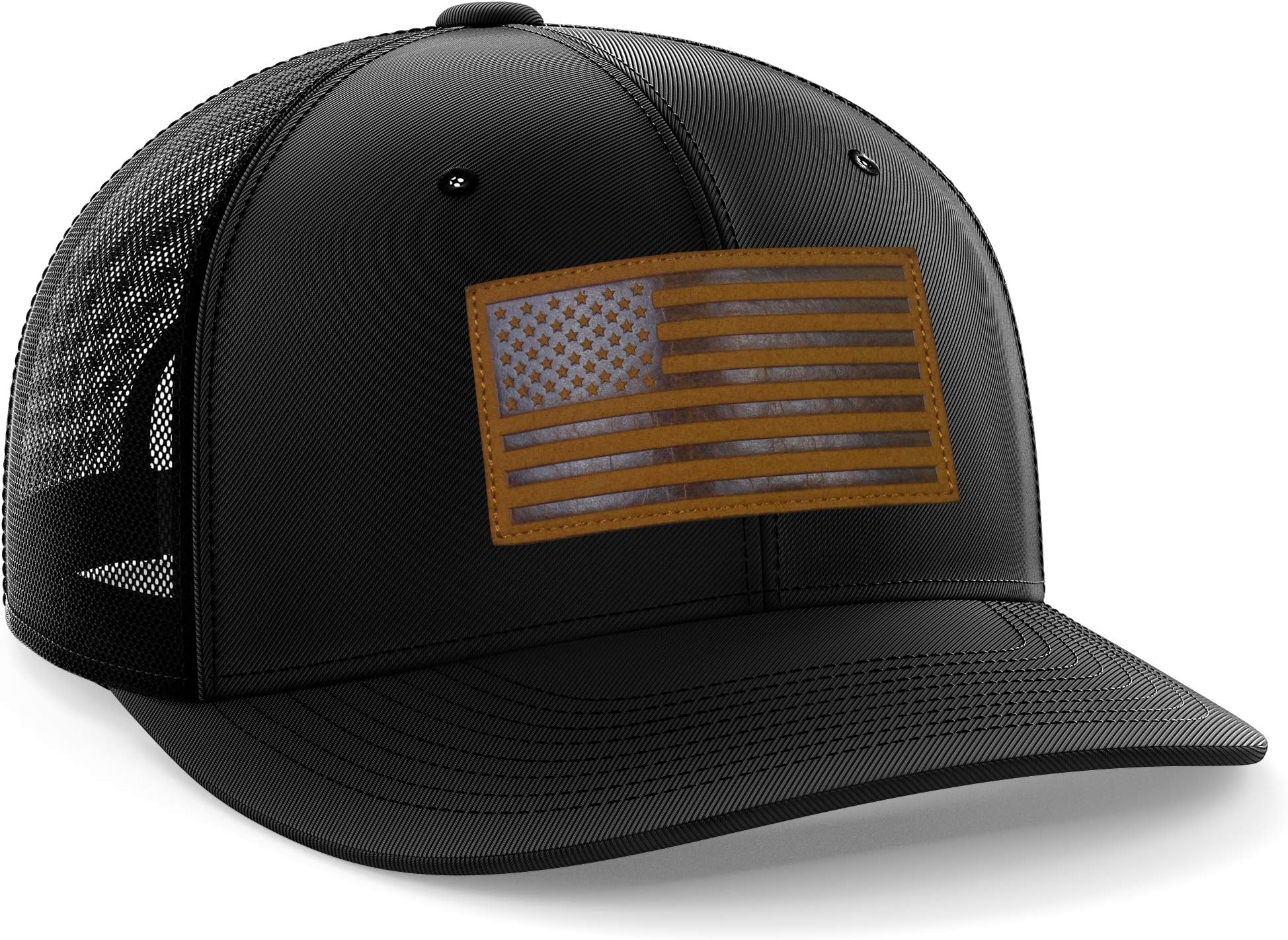 The Fighting Forces American Flag USA Snapback Cap- Snapbacks for Men - Mesh Ball Perfect for Any Outdoor Activities
