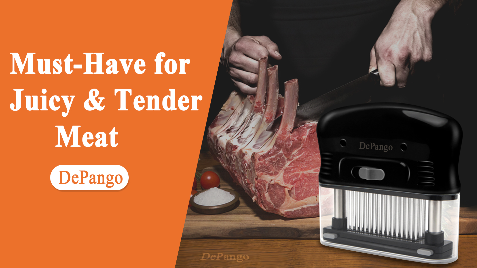 Amazon | DePango ミートテンダライザー、ミートニードルテンダ