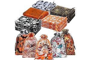 JOINDO 100PCS Halloween Treat Bags for Candy