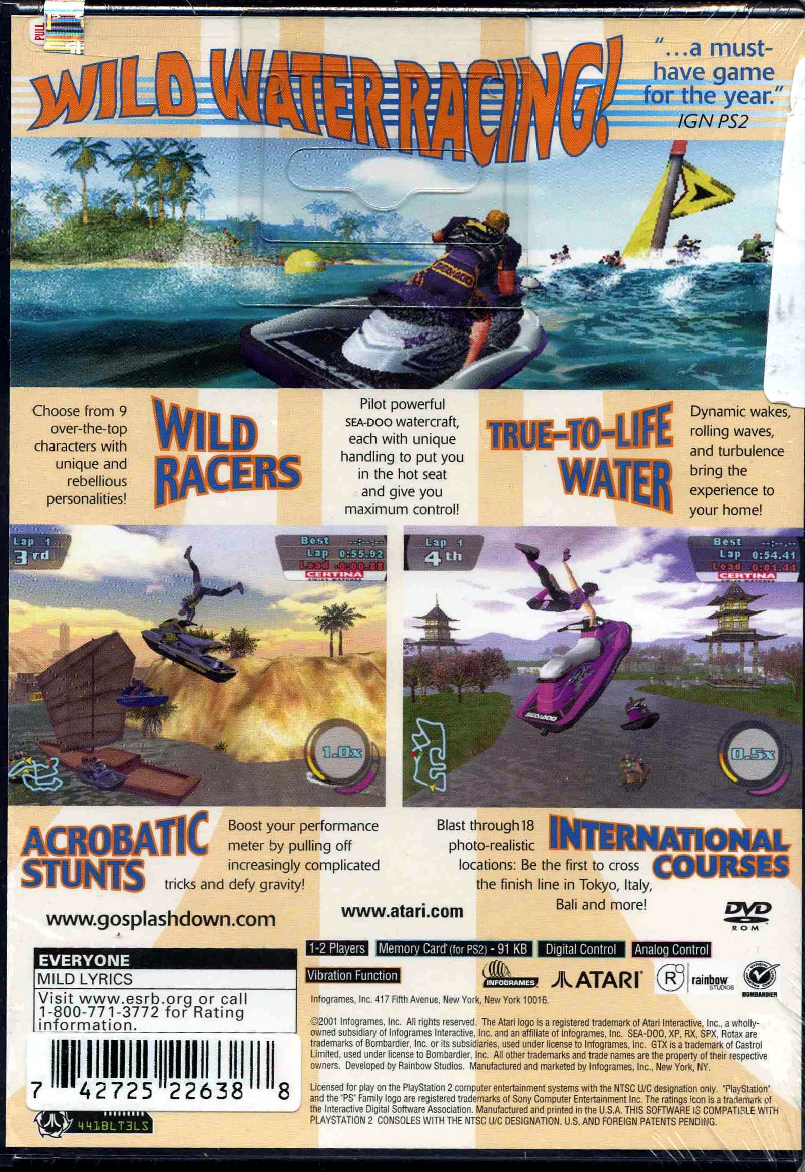 Amazon.com: Splashdown: Rides Gone Wild - PlayStation 2 : Video Games