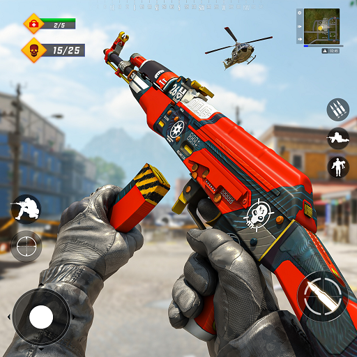 FPS-Schießspiel - Gewehrfeuer