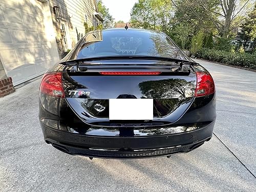 Miniatura 4 de iJDMTOY OEM Spec lente rojo oscuro completo LED tapa del maletero tercer conjunto de barra de luz de freno compatible con Audi TT Coupe 2008-2015
