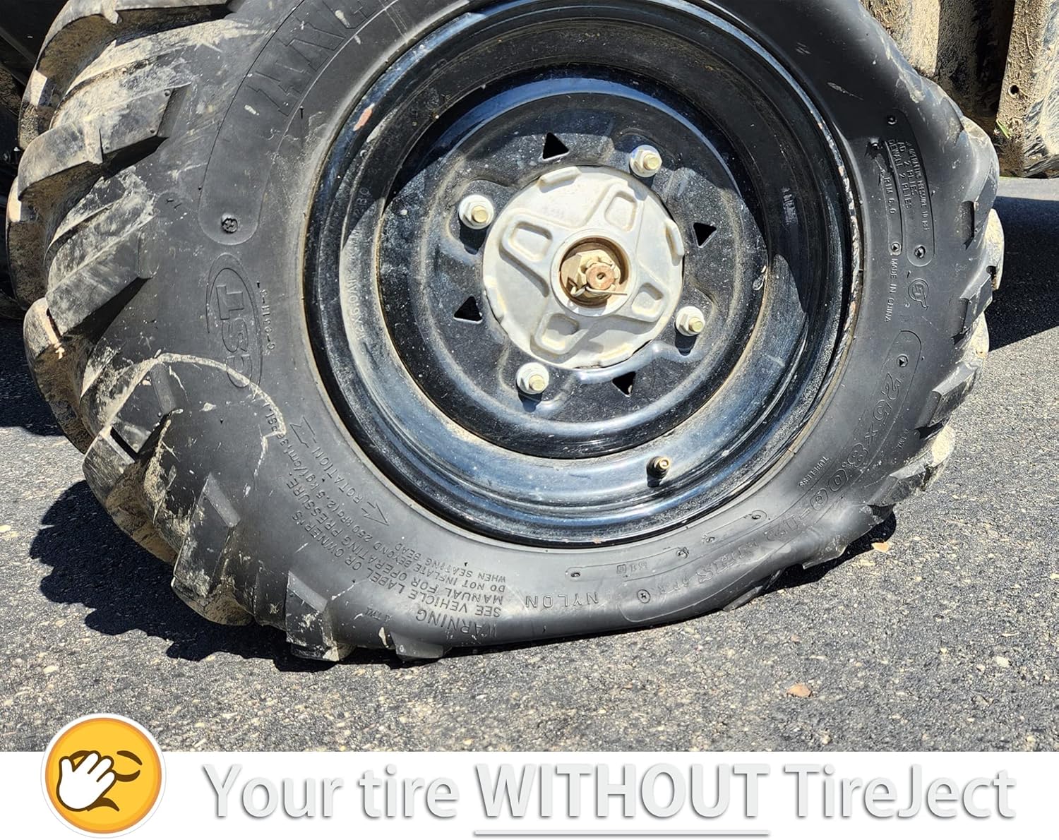 TireJect Off-Road Tire Sealant Refill (Gallon/128oz Bottle) - Applicate 12 ATV Tires, Use 75% Less sealant per tire