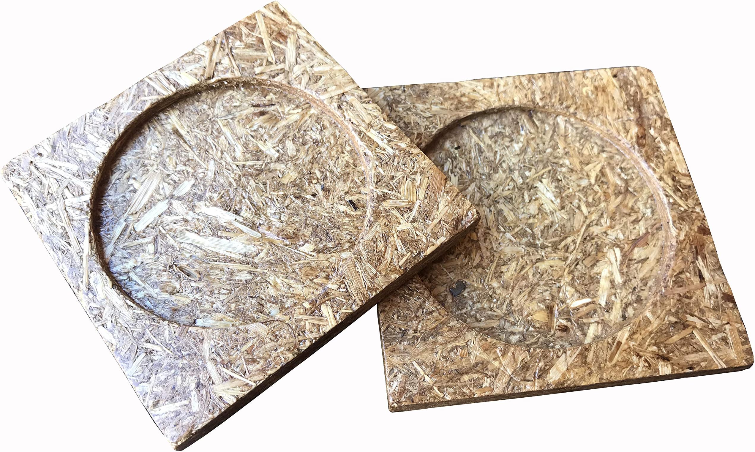 A Pair Compressed Straw Coaster From Nartural Agricultural Factors Eco-Friendly Product To Save The World And Help Local Farmers