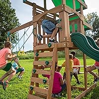 Vista 7 de Backyard Discovery - Juego de columpio de madera de cedro Belmont