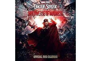 Marvel Doctor Strange 2023 Monthly Wall Calendar With Tom Hiddleston Exclusive Poster