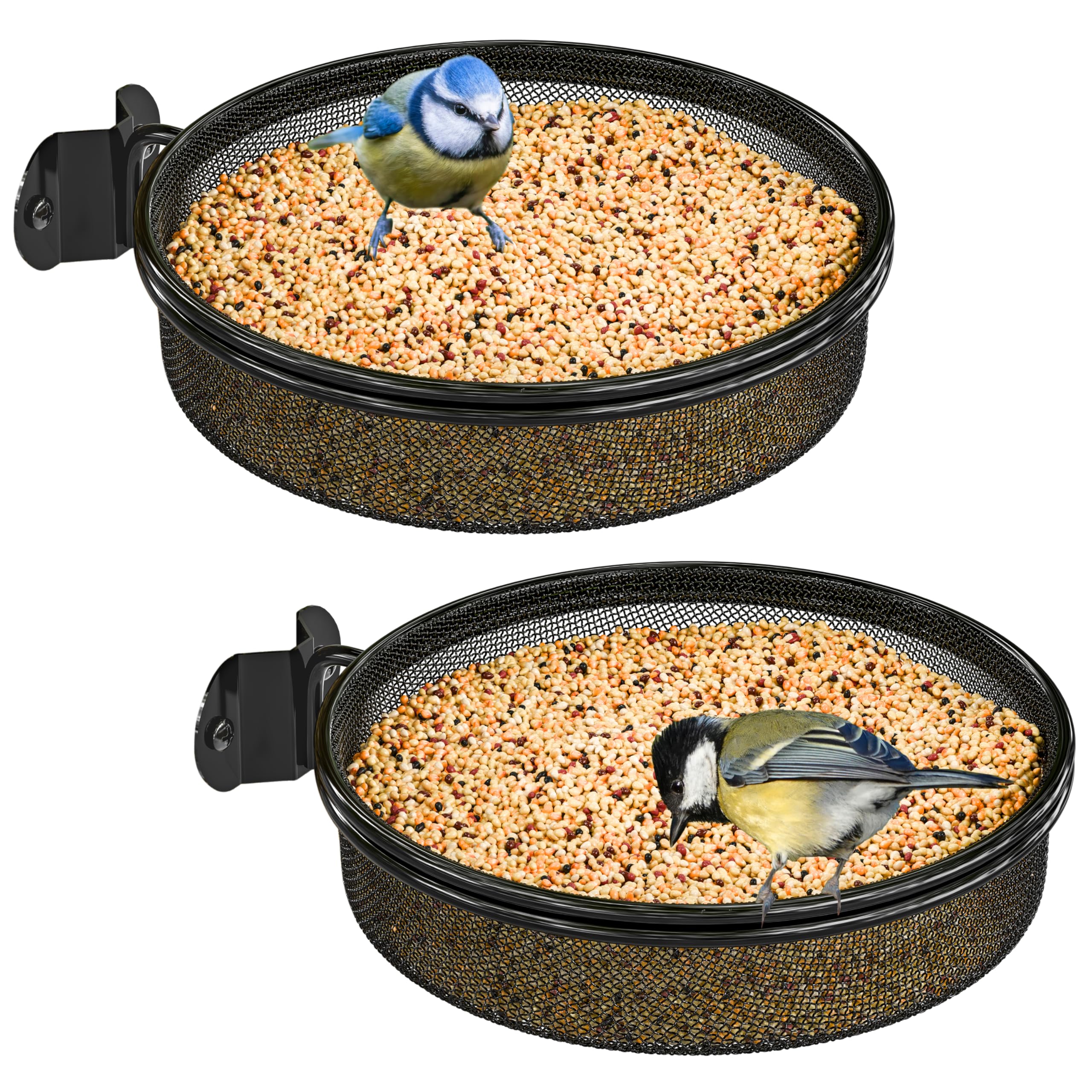 iBorn Wall Mounted Bird Feeder Tray
