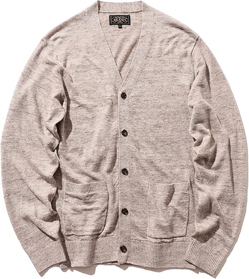 Amazon ビームスプラス Beams Plus ニット セーター リネン カーディガン メンズ カーディガン 通販