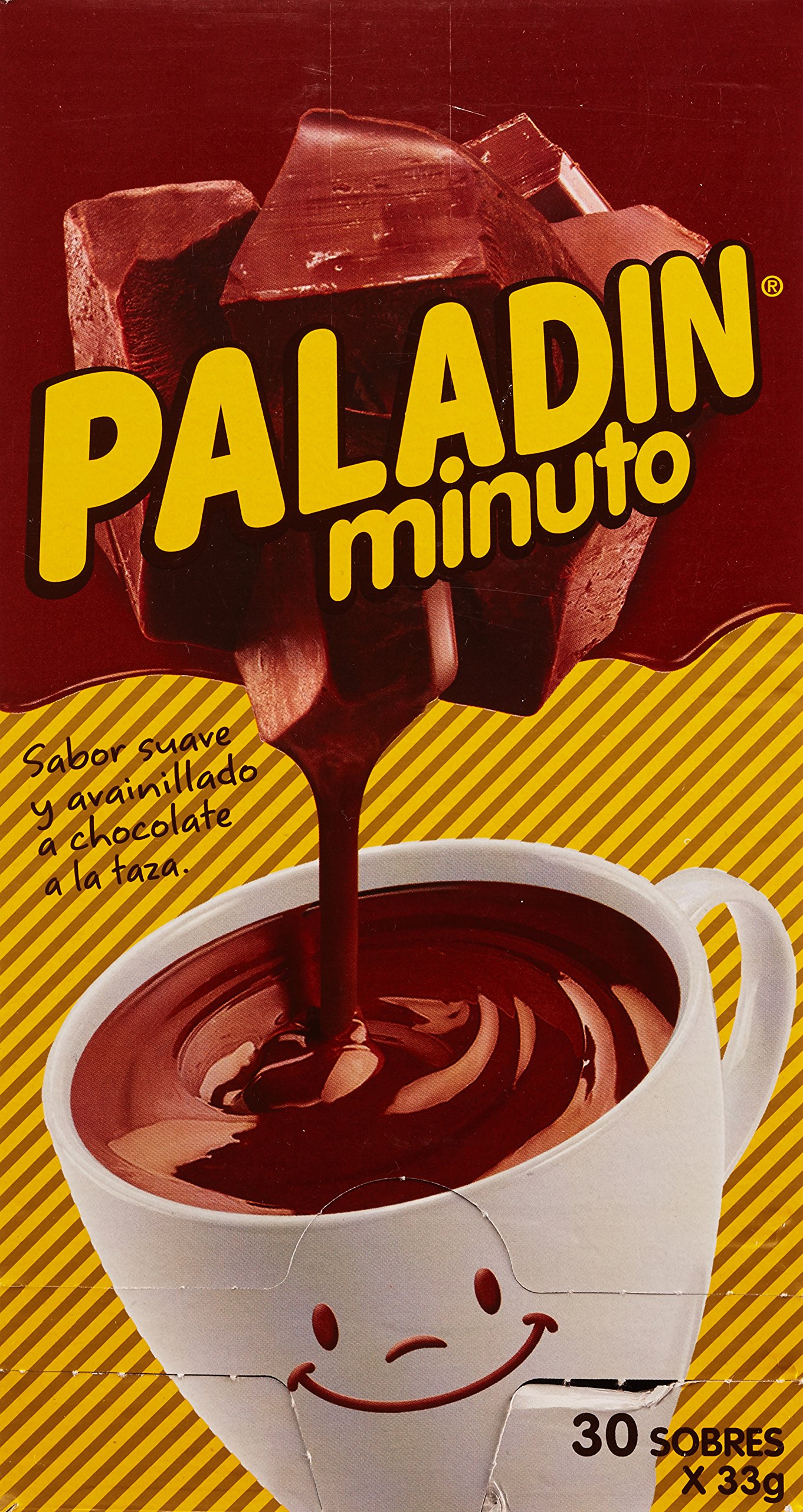Paladin Chocolate Instante - Paquete de 30 x 33 gr - Total: 990 gr