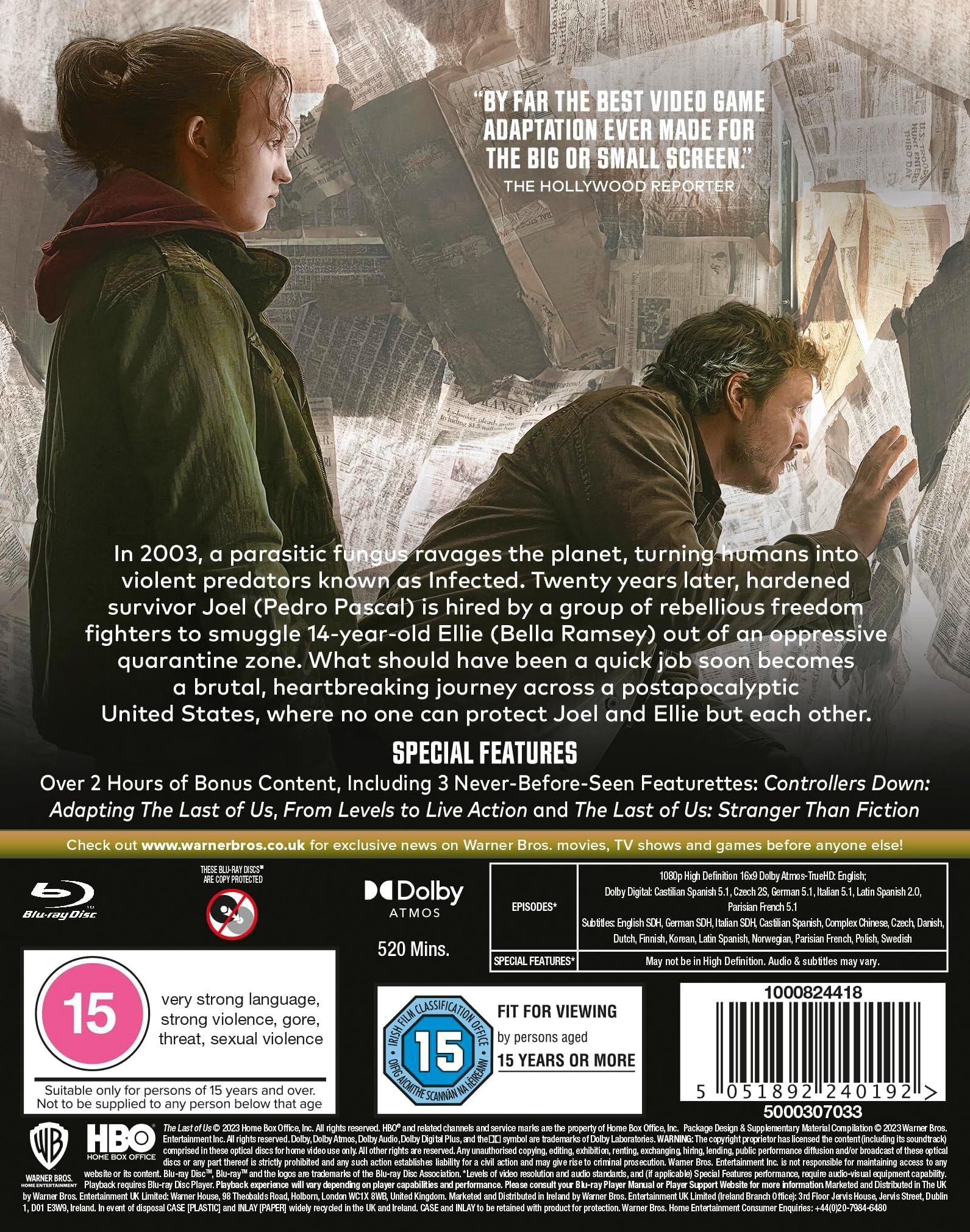 The Last of Us: The Complete 1 & 2 Seasons [7-Disc Set] [2023–2025] [Blu-ray] [Region Free]