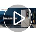 Image of CoolLeaf Soft Plastic Wardrobe for Clothes, Kids Almirah for Clothes - 8 Doors Collapsible Wardrobe for Kids Clothes /Toys /Books, Baby Cupboard for Clothes Storage in Bedroom Nursery, Black (CW-B8)
