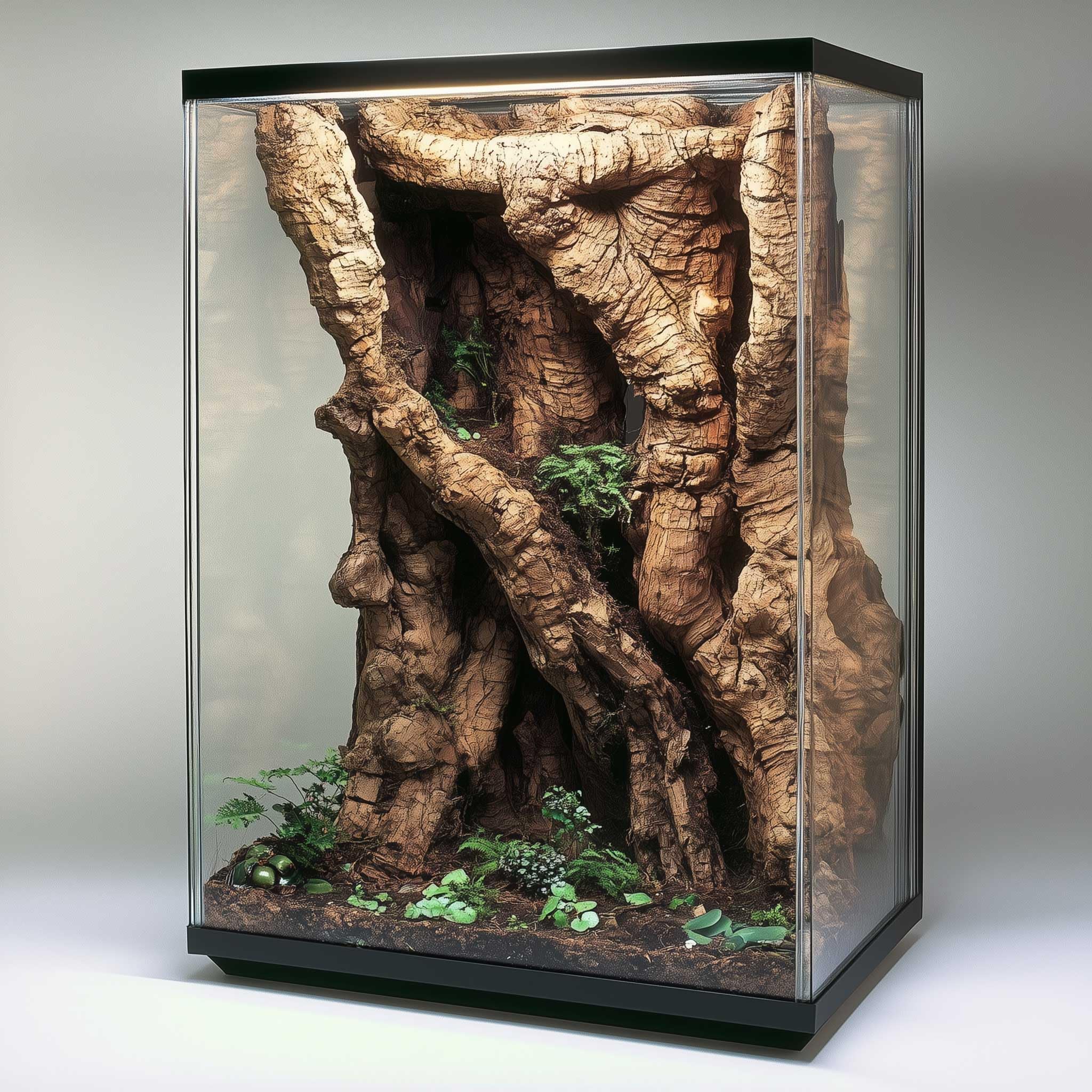 Naturkorkstücke für Terrarium & Paludarium | Unbehandelte Korkrinde 5-20cm | Dekoration & Basteln - 1000g
