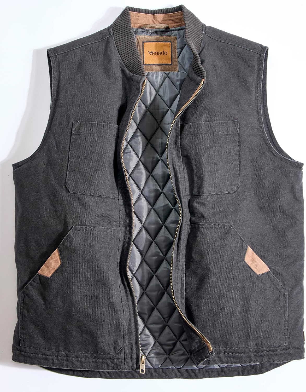 Venado Concealed Carry Vest for Men - Heavy Duty Canvas - Conceal Carry Pockets - Image 4