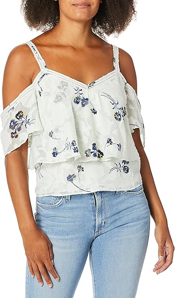 Lucky brand cold shoulder top Clearance