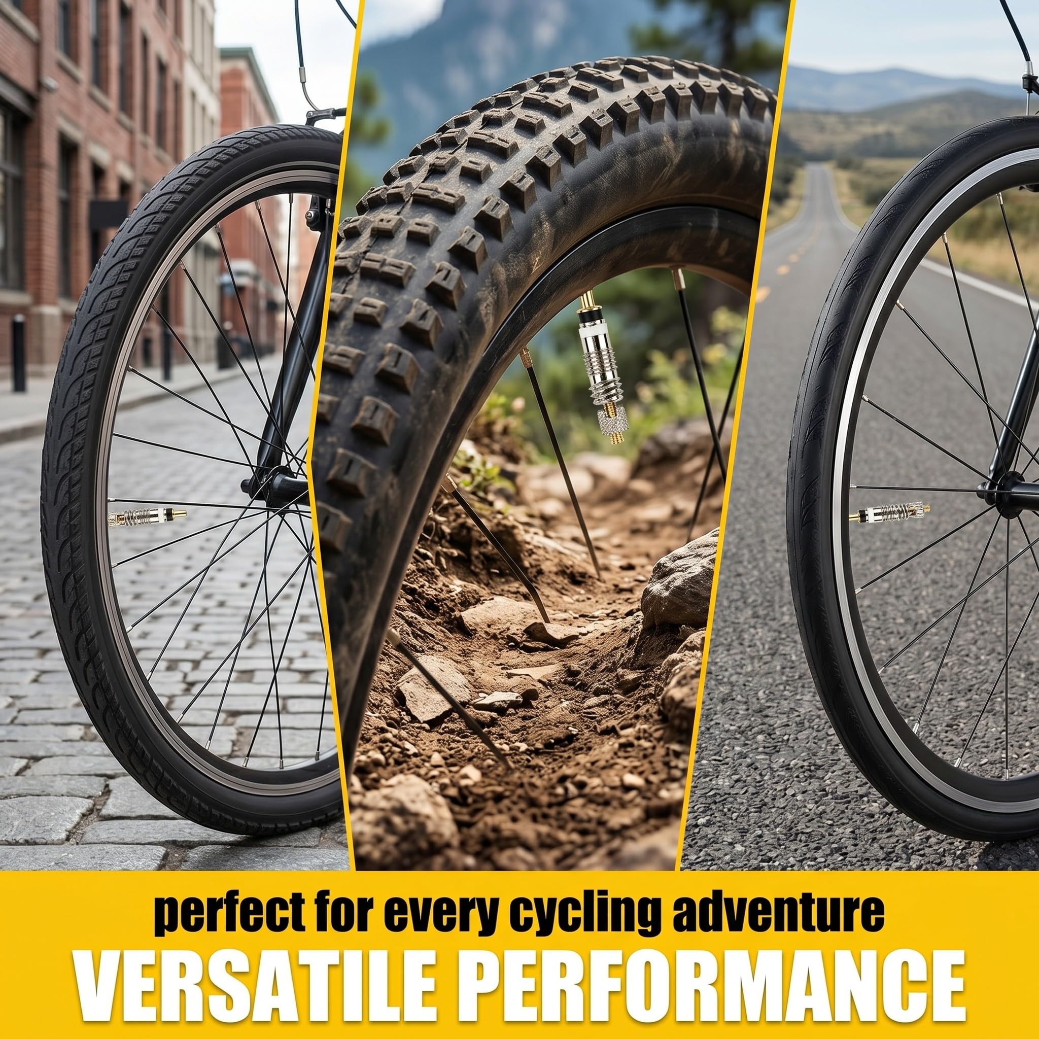 12 Pezzi Kit Valvole Presta, Ricambi Metallici Removibili (6 a Zigrinatura, 6 Lisce) per Valvole Tubeless MTB, Ricambi Valvola Tubeless MTB per Manutenzione Bici, Officina, Gare