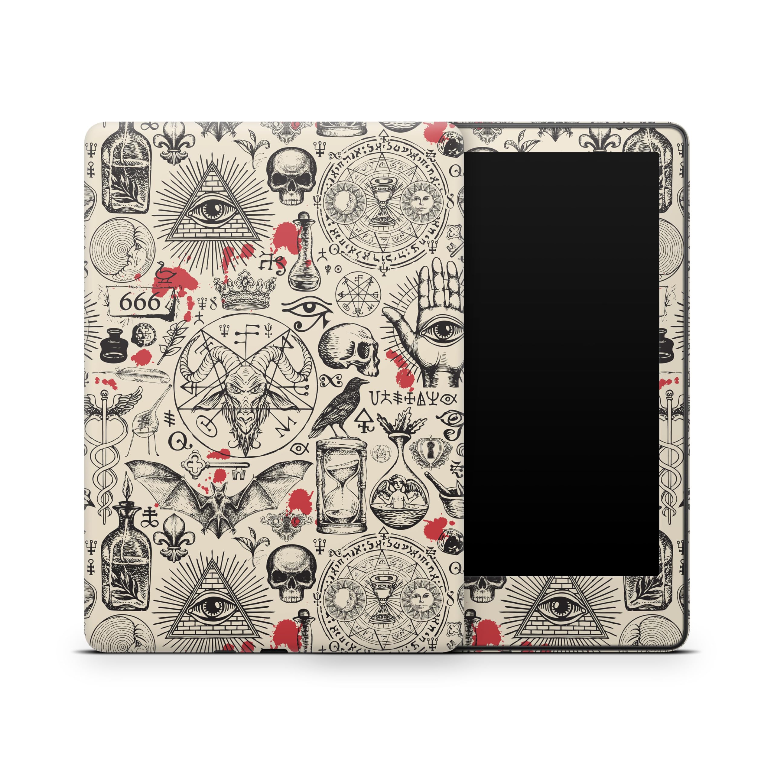 ZOOMHITSKINS Glitter Kindle Skin Compatible with Kindle Paperwhite Gen 12 (2024), Alchemy, Easy Bubble-Free 3M Vinyl Decal, Made in The USA