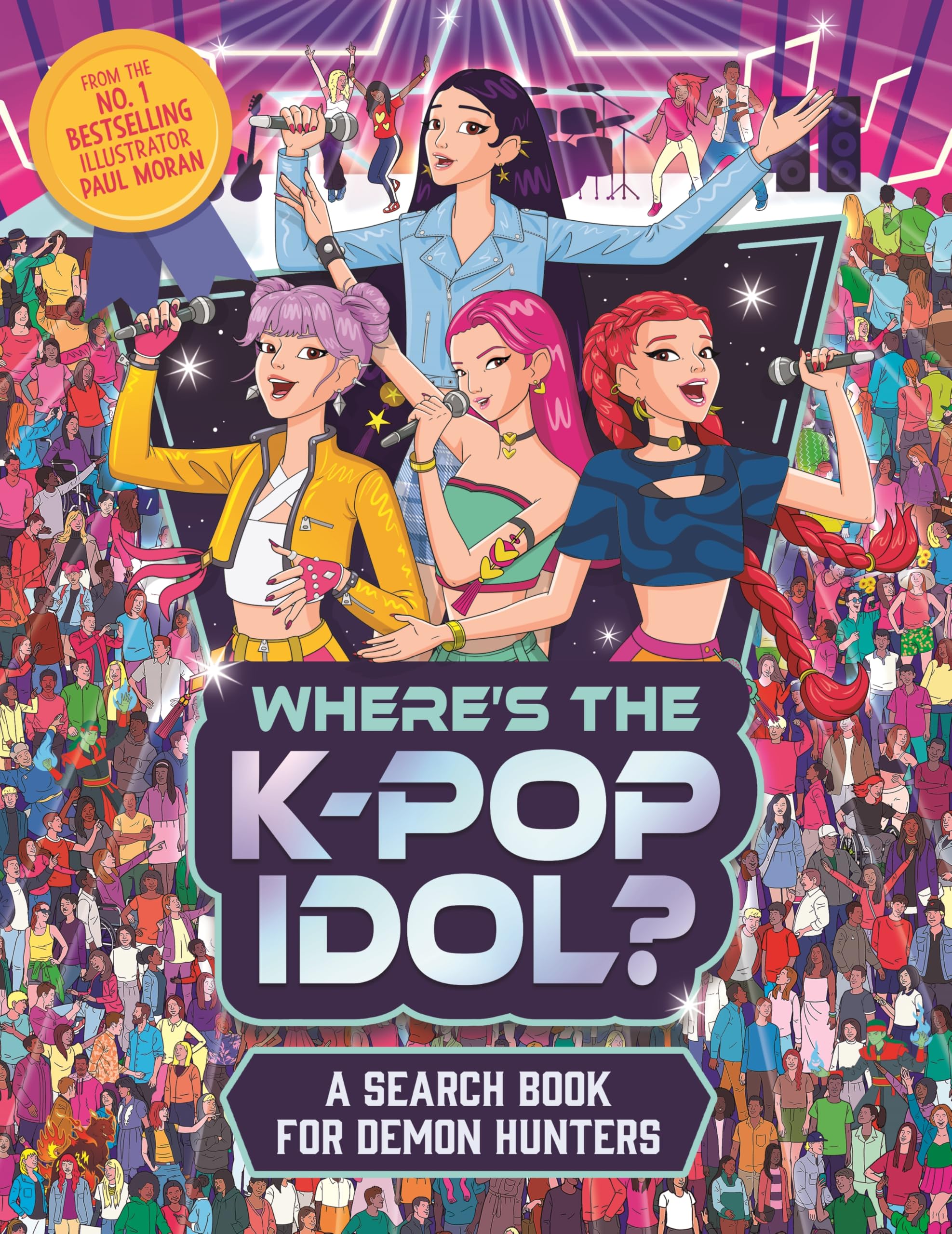 Where's the K-Pop Idol?: A search and find book for demon hunters (Search and Find Activity)