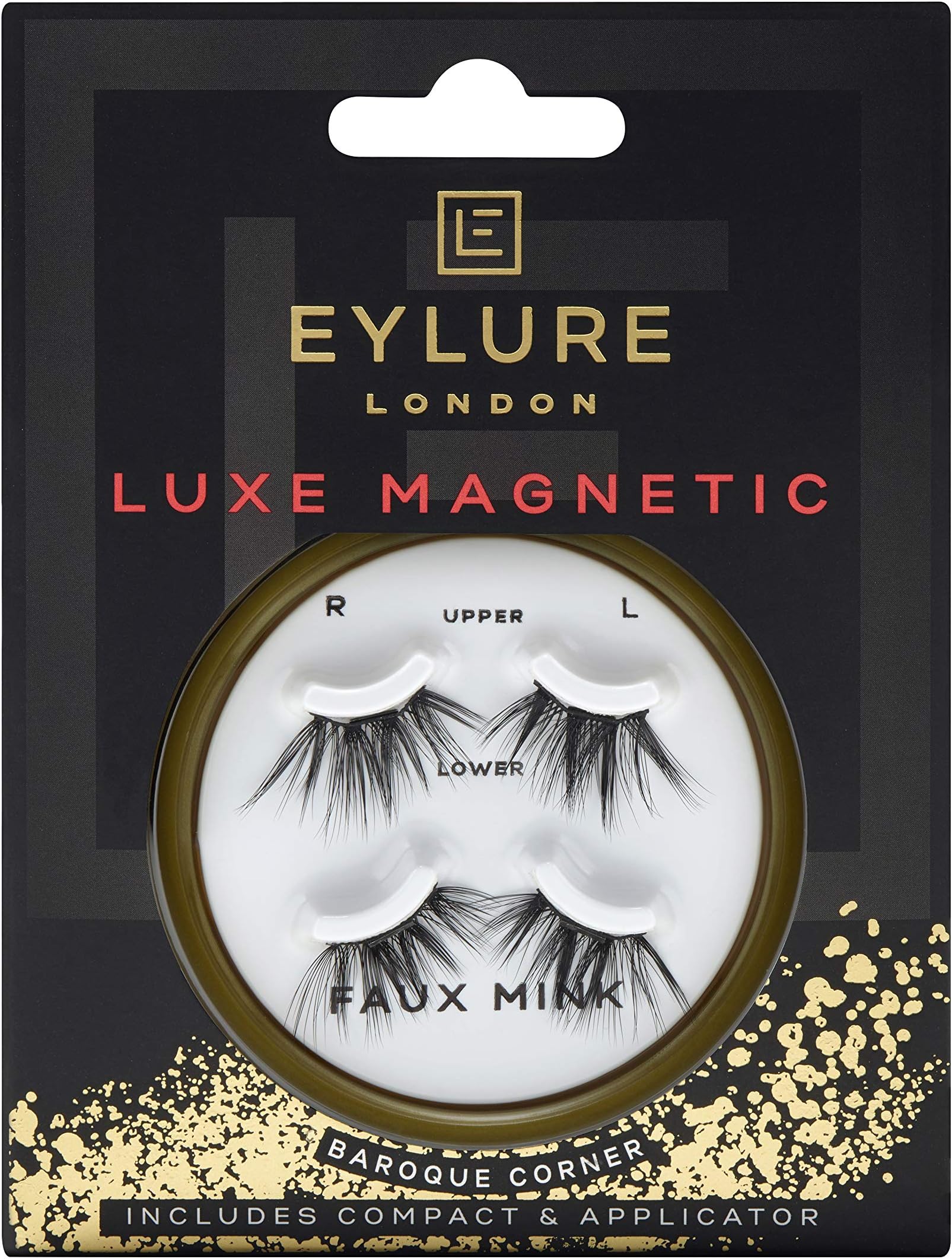 Eylure Luxe Magnetic Accent False Lashes, Baroque