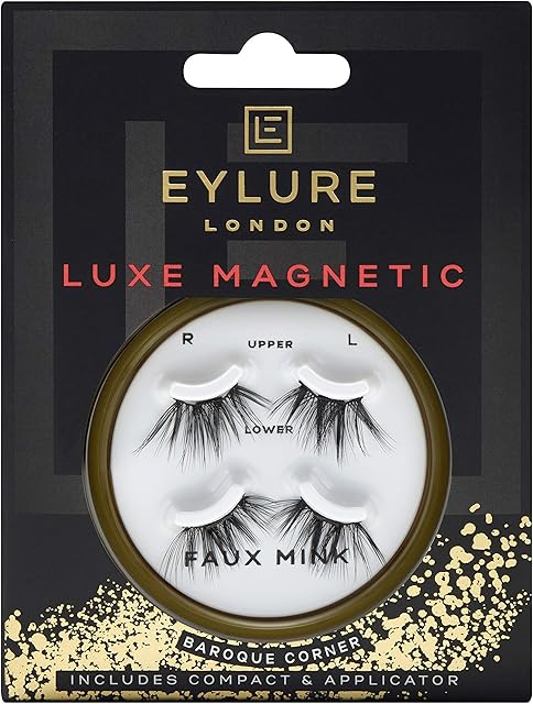 Eylure Luxe Magnetic Accent False Lashes, Baroque