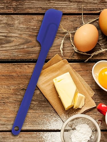 Miniatura 2 de Mrs. Anderson's Baking Espátula delgada, silicona antiadherente flexible resistente al calor, 10 pulgadas, arándano (paquete de 2)