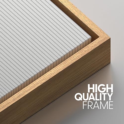 Miniatura 5 de SIGNWIN Lienzo enmarcado para pared, juego de arte geométrico de dos tonos, arcos futuristas, formas abstractas, ilustraciones abstractas, arte