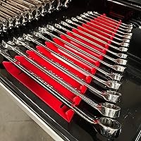 Vista 3 de MLTOOLS Organizador de llaves estándar de 16 herramientas (rojo x 1)