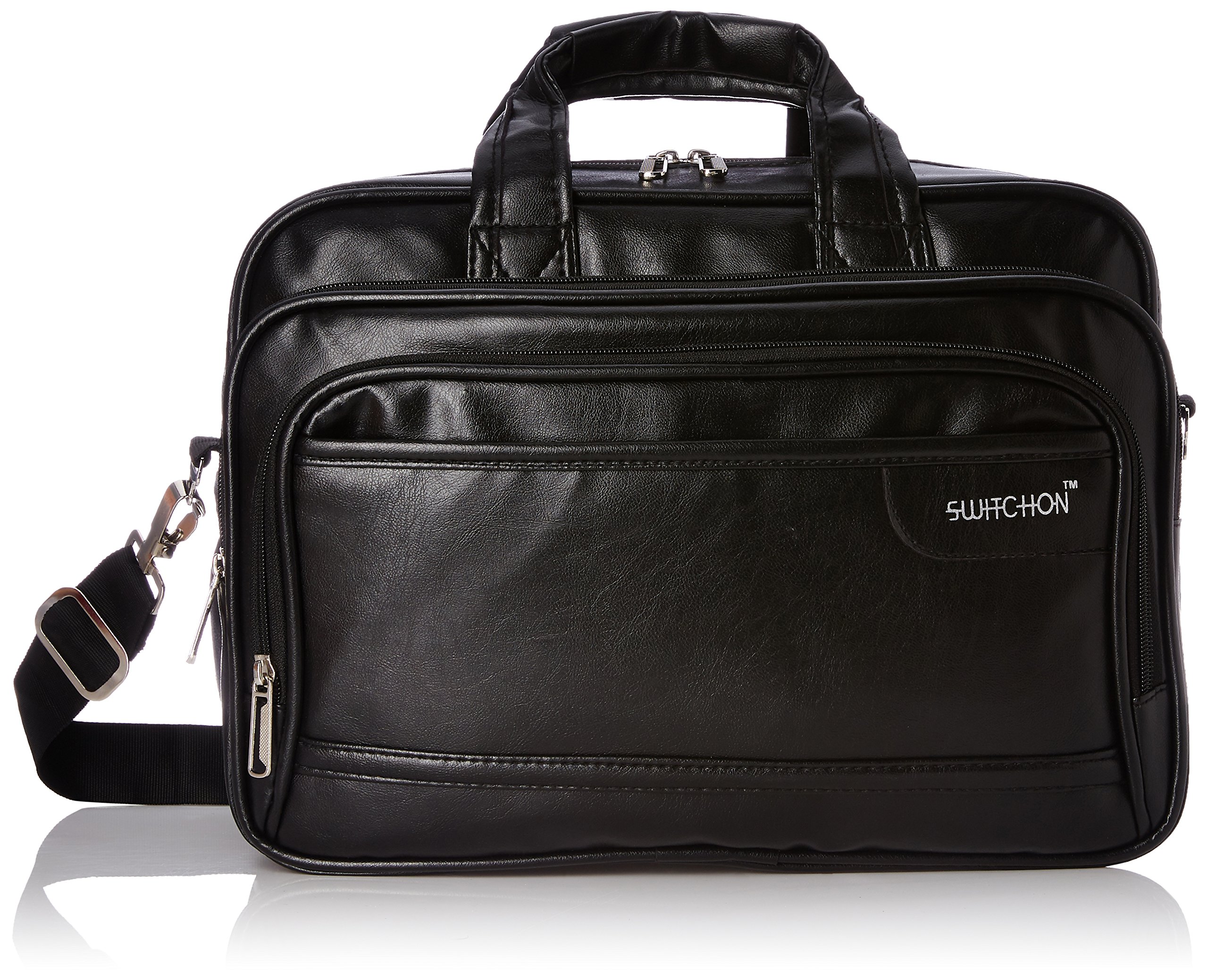 Kuber Industries Laptop Bag For Men & Women|Waterproof Laptop Bag Leather|Black (B078799MJ1) Amazon Price History, Amazon Price Tracker