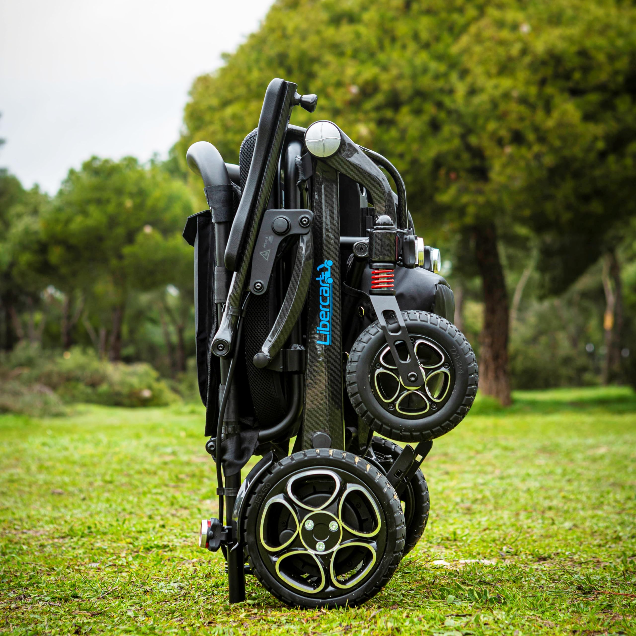 Silla de ruedas eléctrica Alma de fibra de carbono