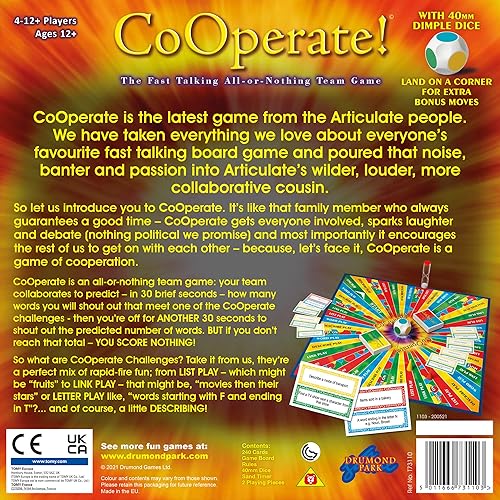 Miniatura 6 de Cooperar, juegos de mesa para familias y adolescentes, juego de mesa de conversación rápida para adultos adecuado a partir de 12 años