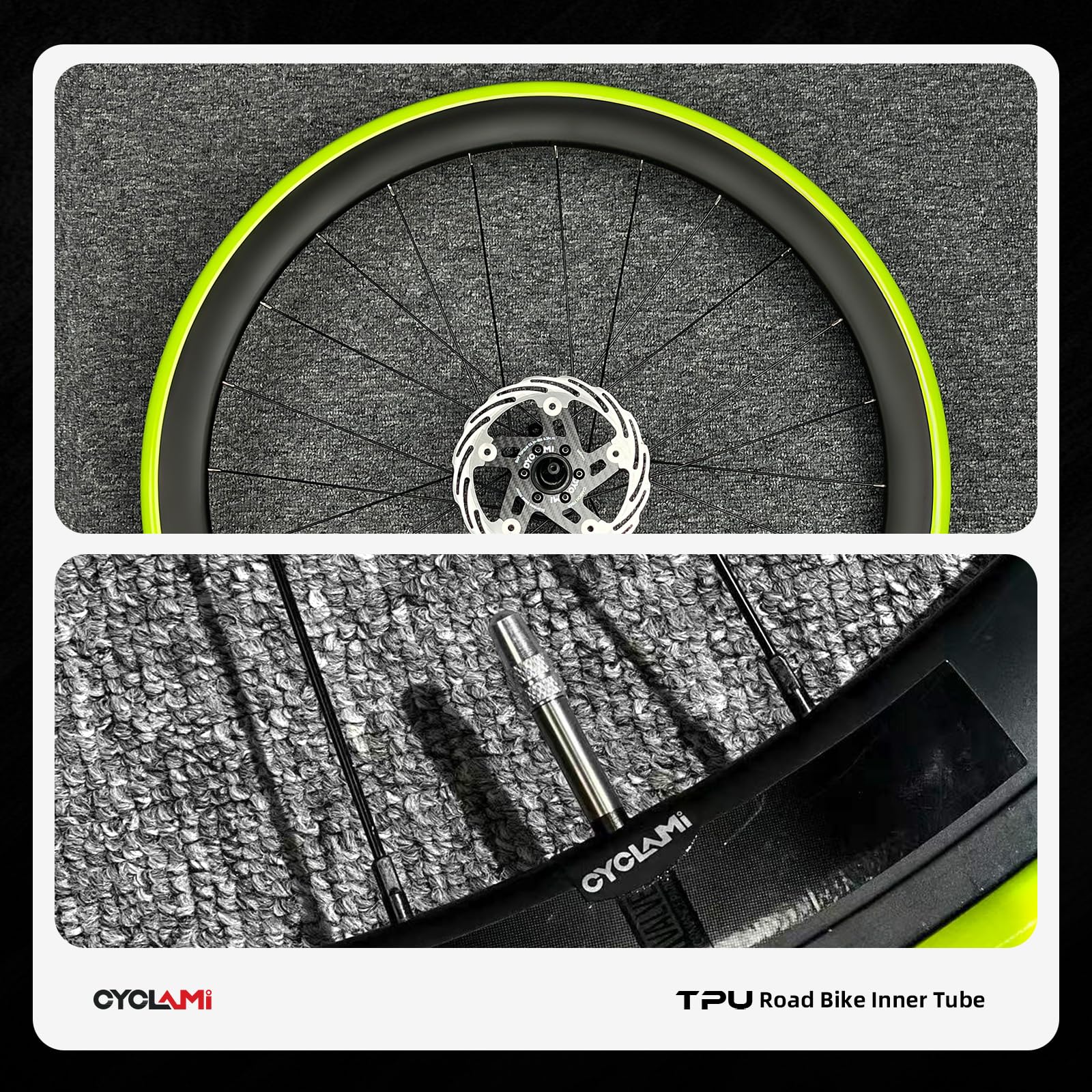 Tubo flessibile in TPU per bicicletta da corsa, 2 pezzi, 30 g, tubo flessibile in TPU, 700C x 23C/25C/28C/30C/32C, tubo flessibile per bicicletta FV:45/65/85 mm, 2 leve per pneumatici