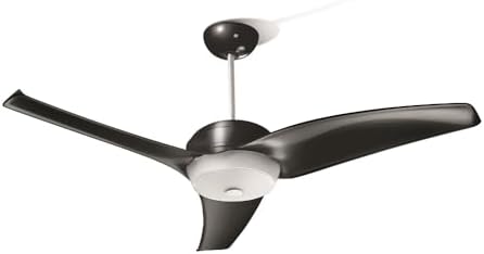 Ventilador de Teto Latina VT633 Preto 110V Com Controle de Parede