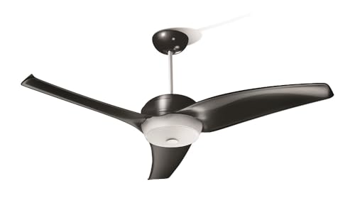 Ventilador de Teto Latina VT633 Preto 220V Com Contole de Parede