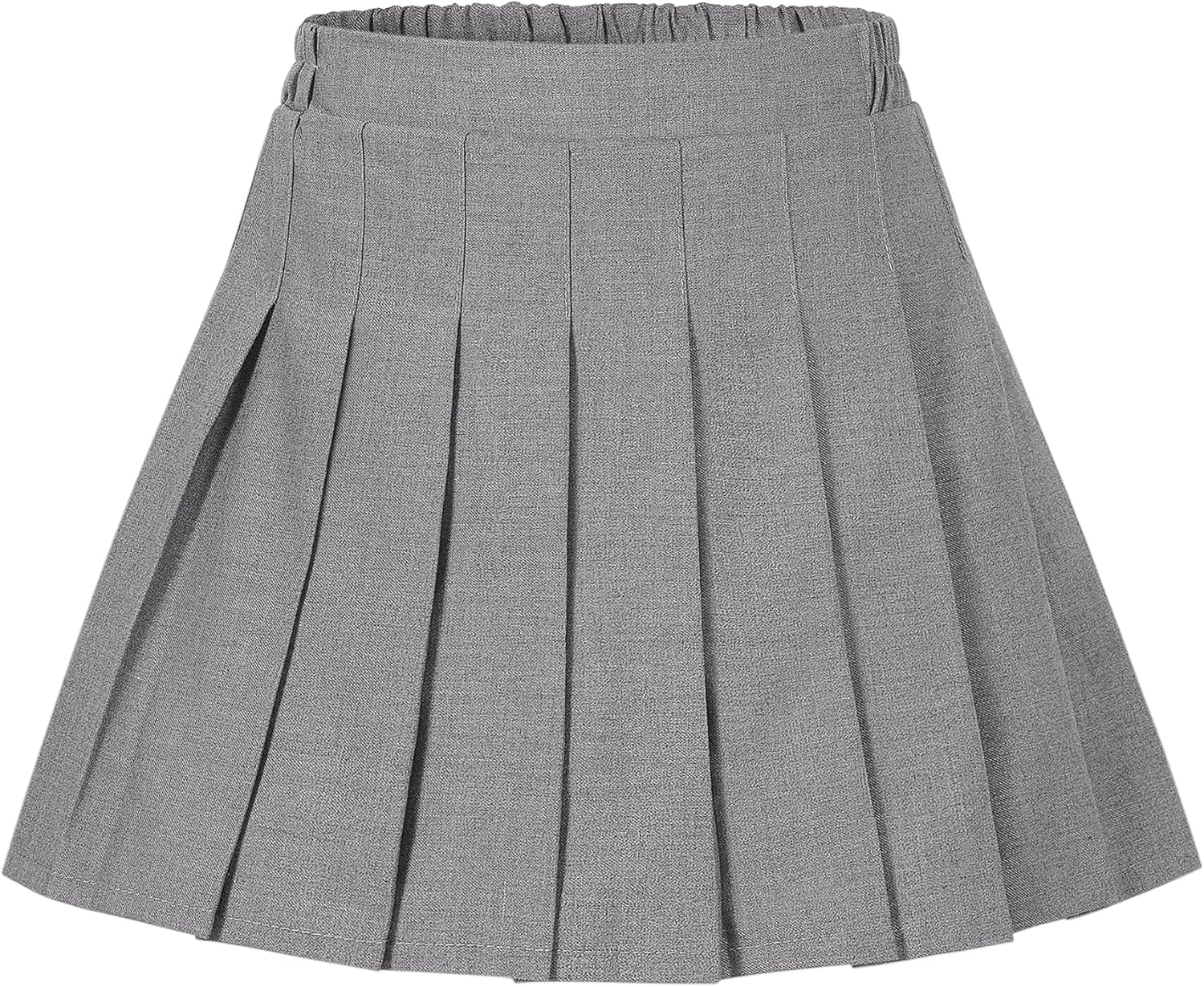 KEREDA Girls Pleated Mini Skirt High Waist Tennis School Uniform Skirts 4-14 Years
