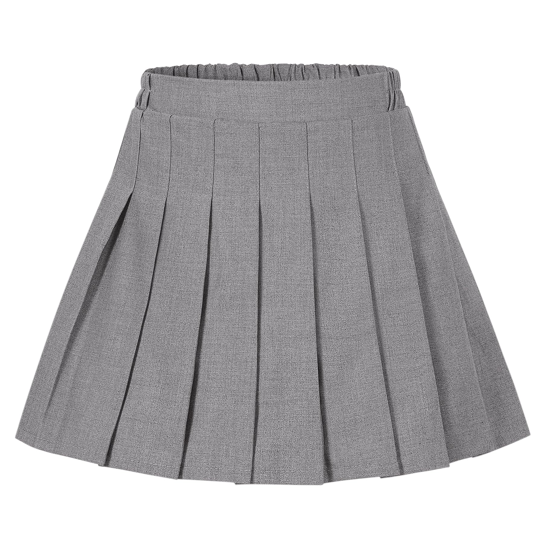KEREDA Girls Pleated Mini Skirt High Waist Tennis School Uniform Skirts