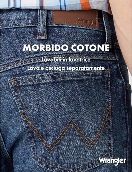 Wrangler - Arizona Stretch Black, Pantaloni da Uomo - 5