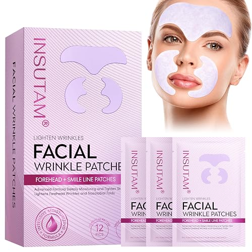Insutam Forehead Wrinkle Patches Pink