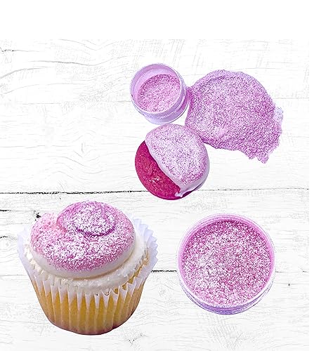 Miniatura 4 de Espray comestible de purpurina rosa, rosa bebé, brillo de polvo de diamante, bomba de aerosol en polvo para decoración de galletas, pintura de