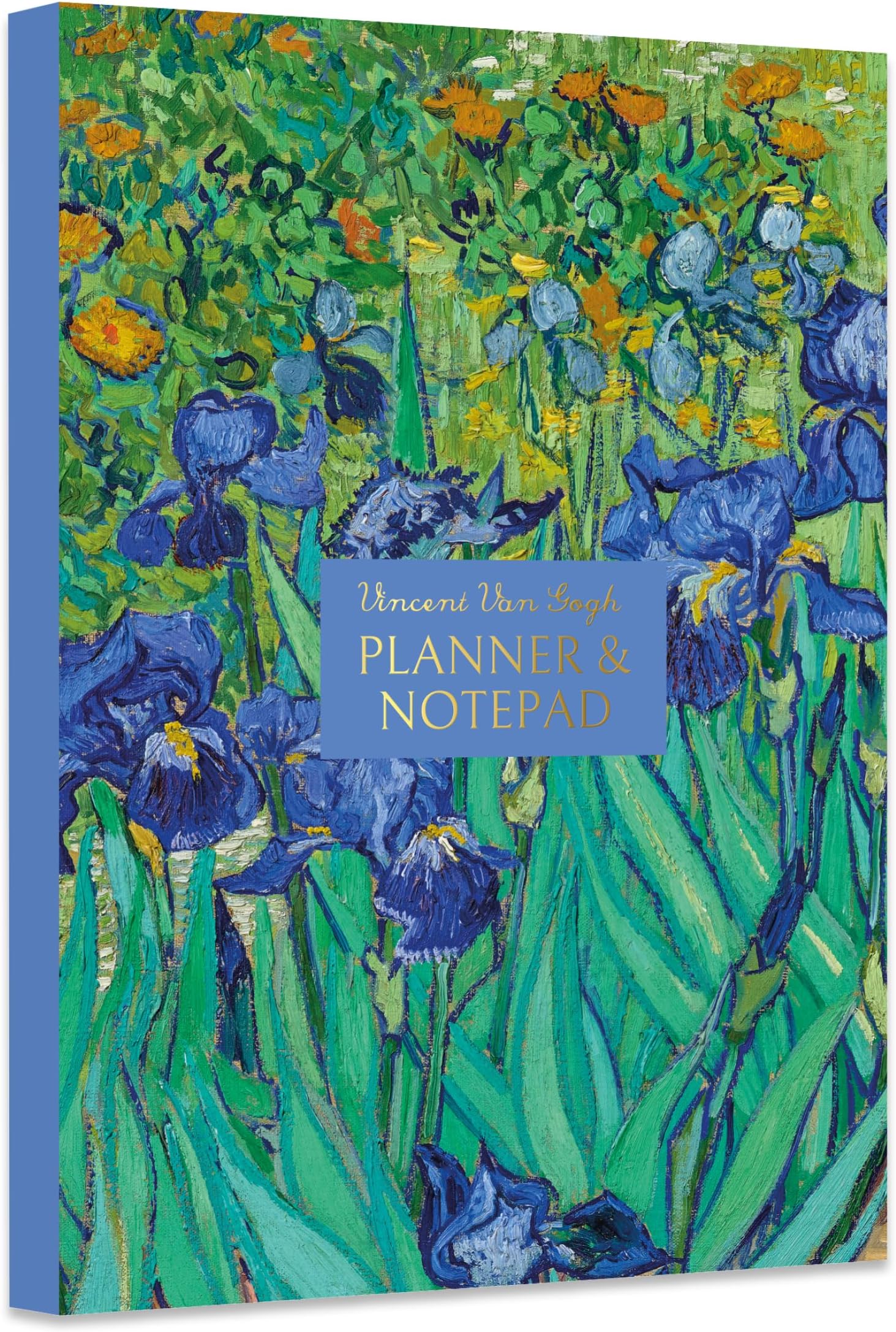 Robert Frederick A5 Planner and Sticky Notes Pad - Van Gogh Iris Design