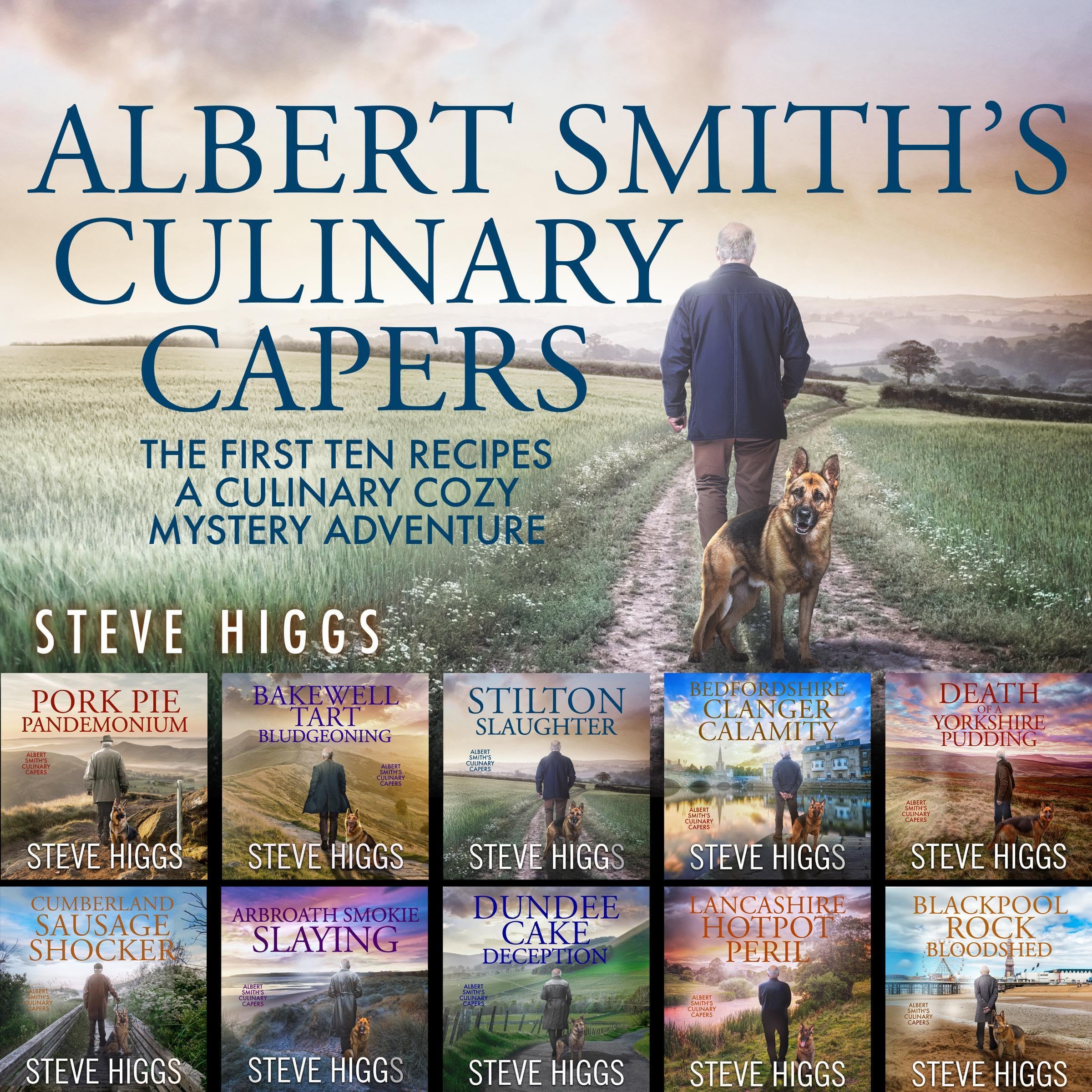 Cover art for Albert Smith's Culinary Capers: The first 10 Recipes - A Culinary Cozy Mystery Adventure