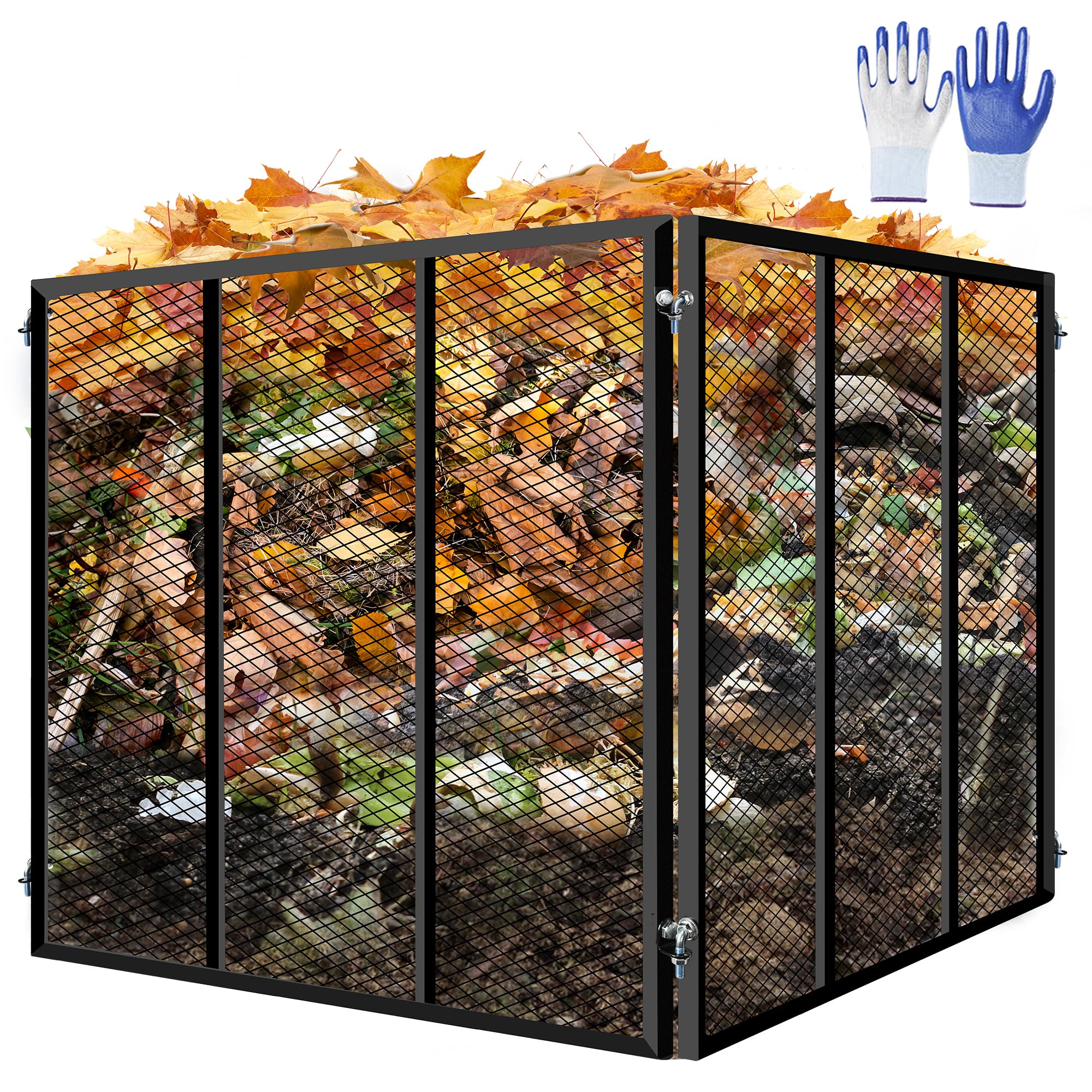 Rilth Large Metal Wire Compost Bin