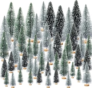30pcs Tiny Christmas Trees for Christmas Decorations, Mini Artificial Ch...