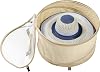 Large Hat Pop Up Bag Storage and Travel Box for Big Round Hats and Caps Expands and Keeps Out Dust and Dirt Perfect for Cover Cowboy Sun Beach Hats, 19 inches diameter