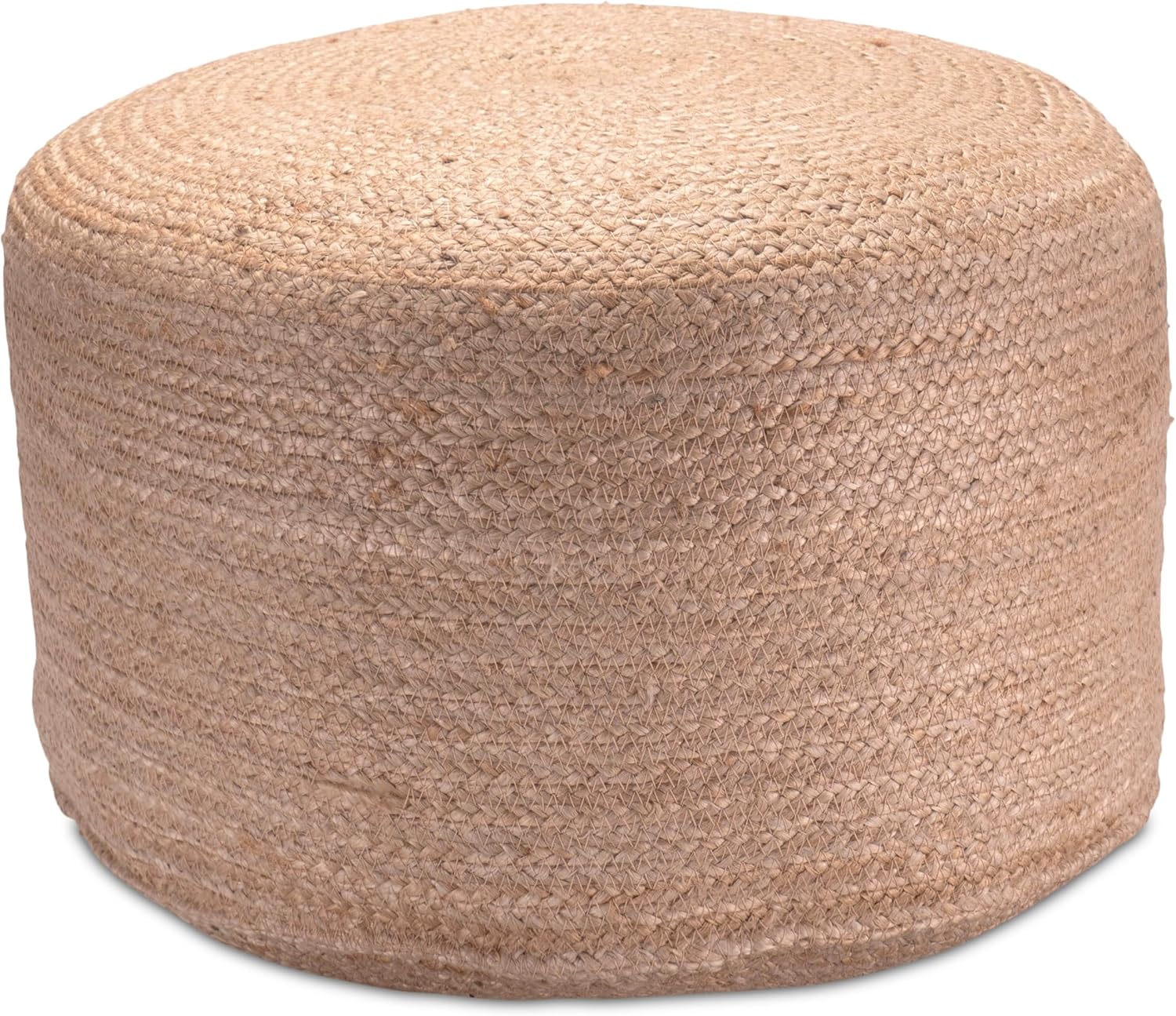Decorasian Pouf Hocker Fußstütze BZW. Fußhocker geflochten aus Jute