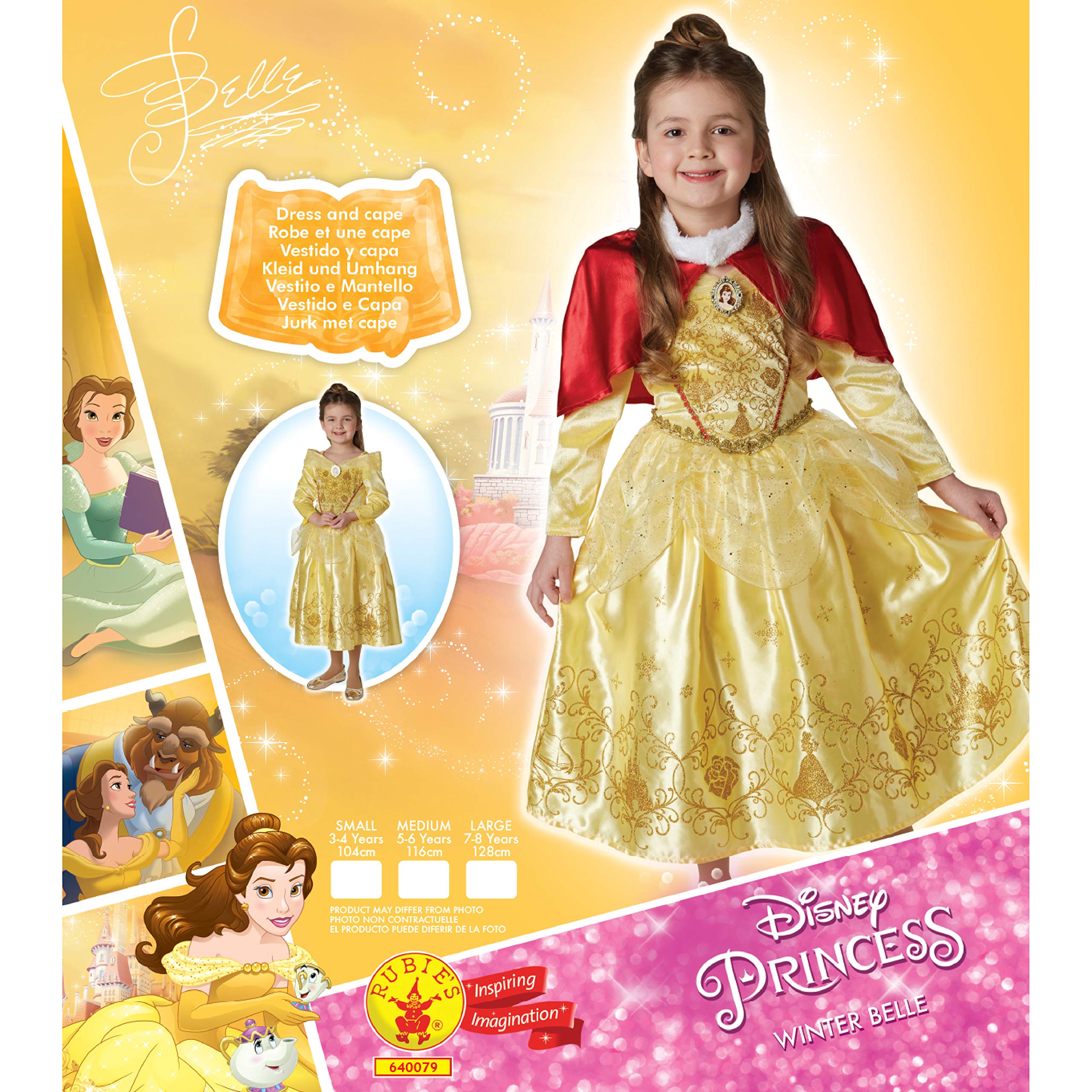 navy blue dress for baby girl How would you rank Belle winter/ Something There Dress depictions? : r/ disneyprincess main image 1