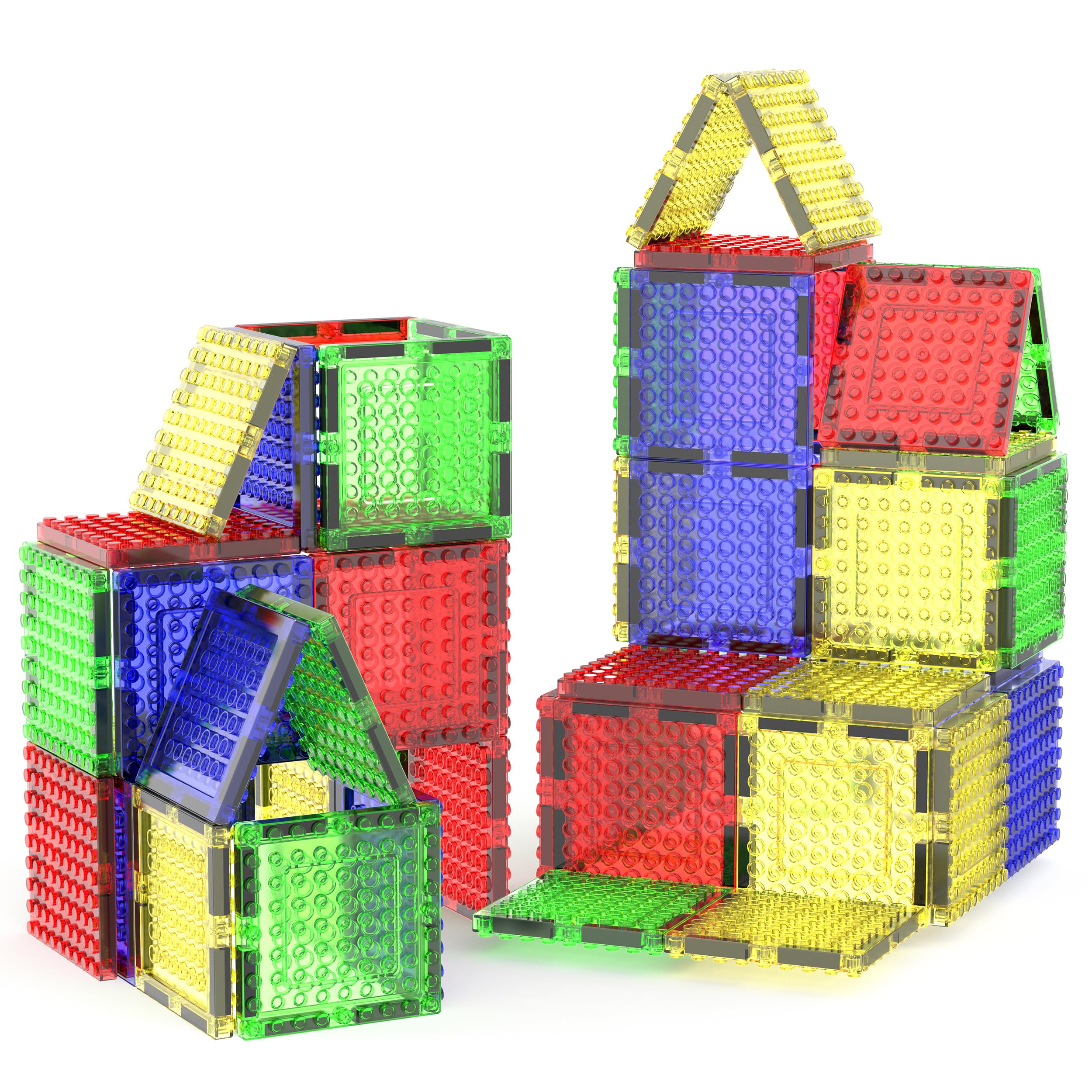 Magnetic Brick Tiles STEM Creative Magnetic Tiles Building Block Set Building Brick Const…
