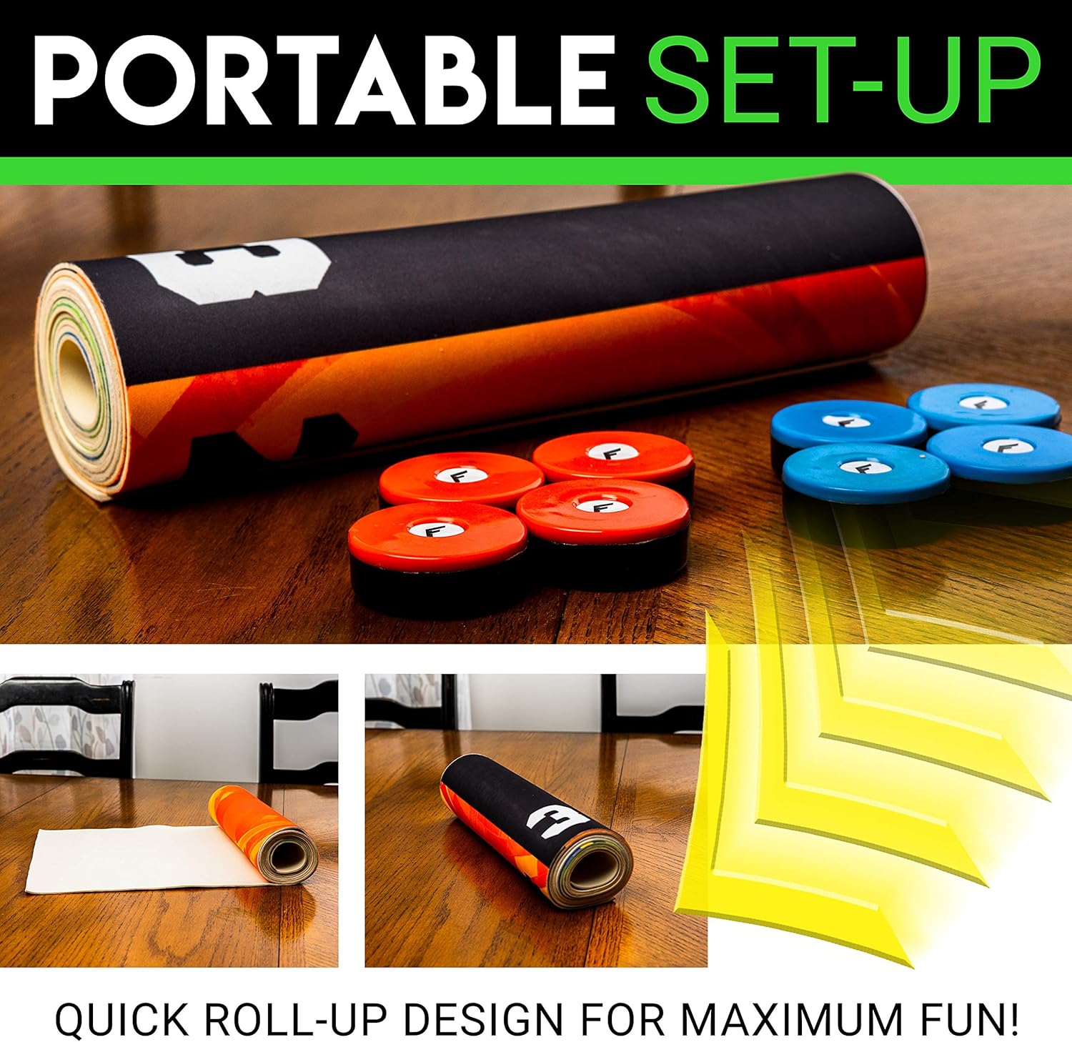 Buy Franklin Sports Shuffleboard Table Game Mats Tabletop