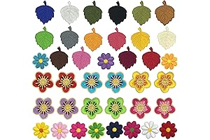 Green Life for Your Style: Woohome Embroidered Plant Patches