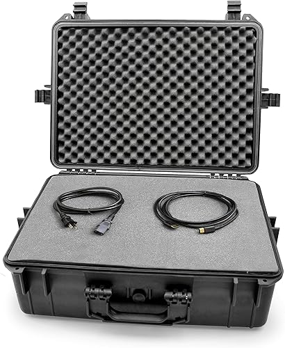 Casematix XL - Funda de juego impermeable compatible con Valve Index VR auriculares, controladores y accesorios selectos en espuma personalizable,