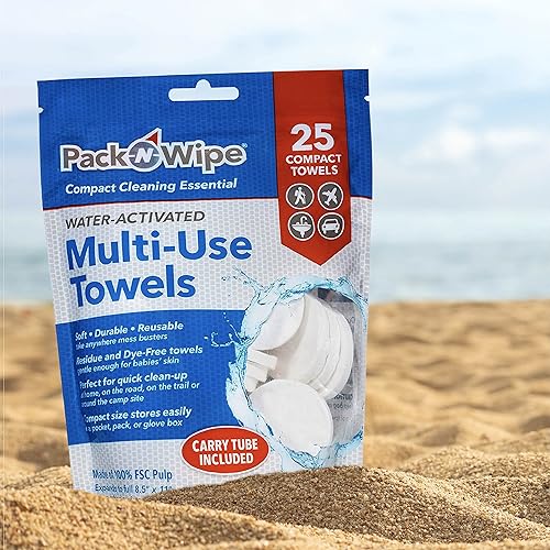 Miniatura 4 de Pack-N-Wipe toallas compact, 25 unidades