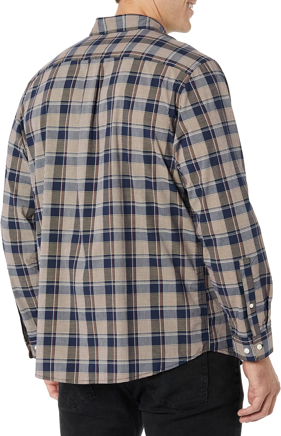 Amazon Essentials Men's Long-Sleeve Slim-Fit Stretch Poplin Shirt - Image 2